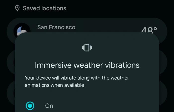 Pixel Weather déploie le comptage de pollen et les vibrations « immersives »