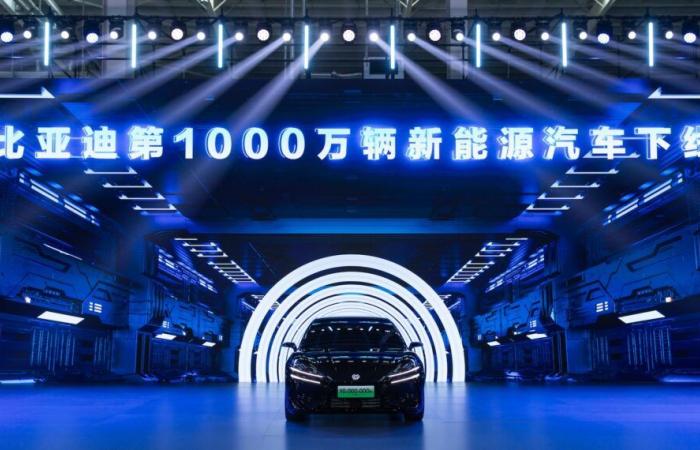 BYD atteint les 10 millions de véhicules à énergie nouvelle !