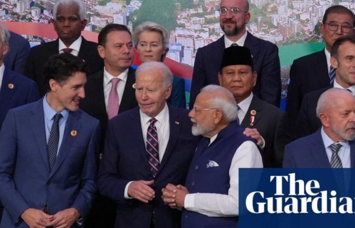 Deuxième exemple : Biden figure sur la photo des dirigeants du G20 après avoir raté la première