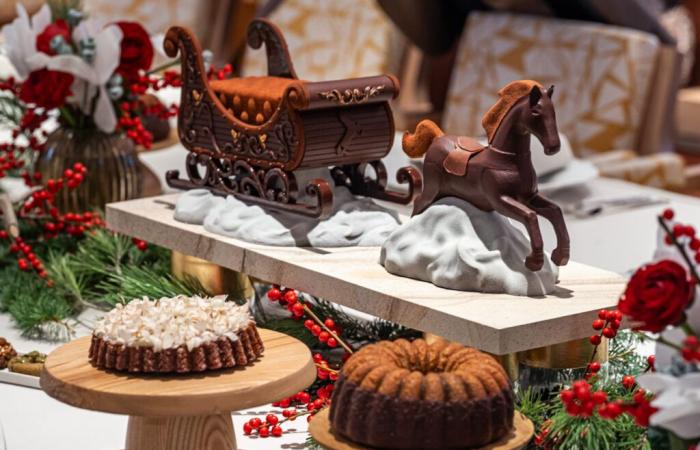 la bûche magique de Noël à Cheval Blanc Paris 2024