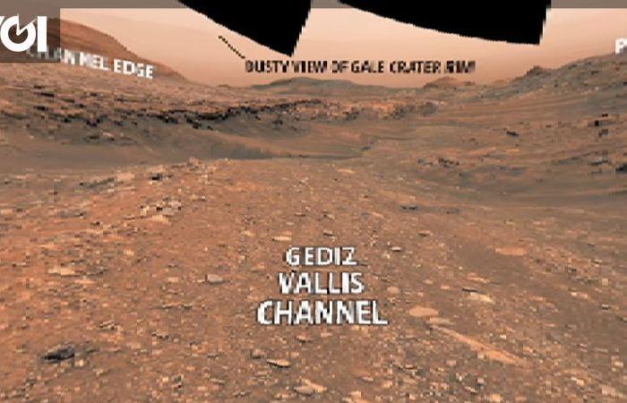 Le rover Curiosity de la NASA quittera Gediz Vallis, la fondation de la rivière asséchée sur Mars