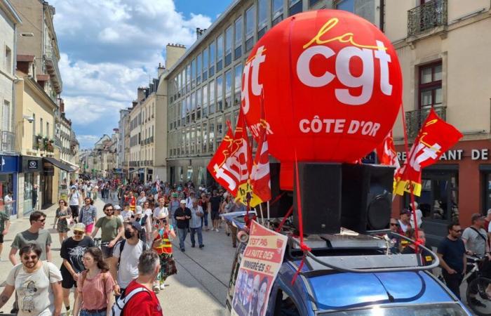 la CGT de Côte-d’Or organise un rassemblement devant la préfecture à 14 heures