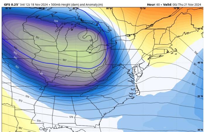 La surveillance des tempêtes hivernales commence jeudi pour les montagnes et quelques averses de neige dans le centre du Maryland