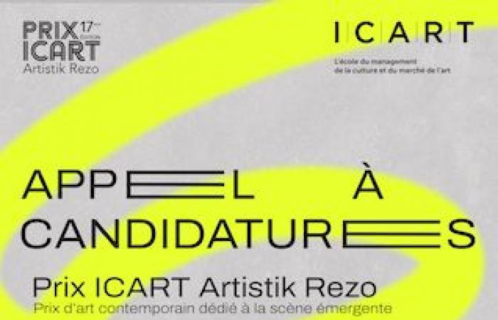 ICART Artistik Rezo Award 2025 : appel ouvert !