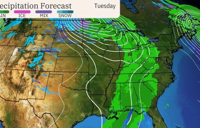 Novembre froid, tempêtes venteuses, même la neige est à venir