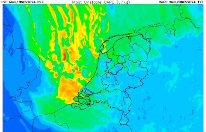 De fortes averses hivernales pourraient-elles offrir une surprise de neige mercredi ?