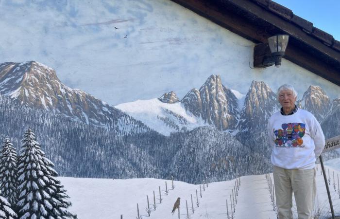 Radio Chablais – Pour le peintre Willy Läng, le village de Château-d’Oex est une toile grandeur nature