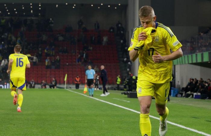 La célébration discrète d’Oleksandr Zinchenko avec un maillot spécial après son but