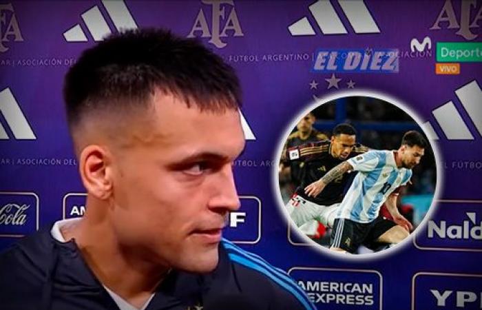 Lautaro Martínez a fait une brève analyse du Pérou après la victoire de l’Argentine : « Ils jouent… »