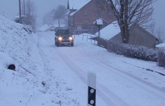 Où il neige actuellement en Allemagne