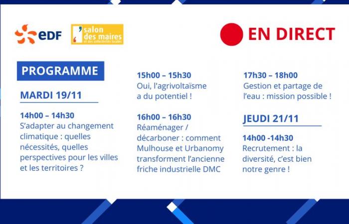 suivez les conférences EDF en ligne