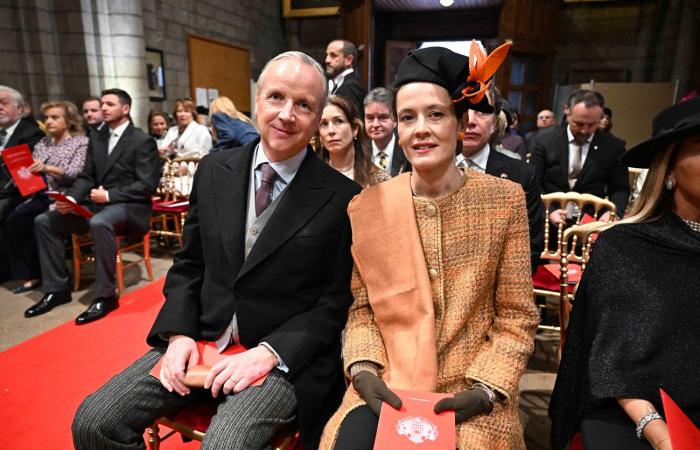 La famille princière réunie autour d’Albert II et de Charlène à la Cathédrale de Monaco pour la fête nationale