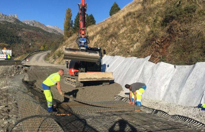 Un projet routier réalisé en partie par les agents du Département des Hautes-Alpes