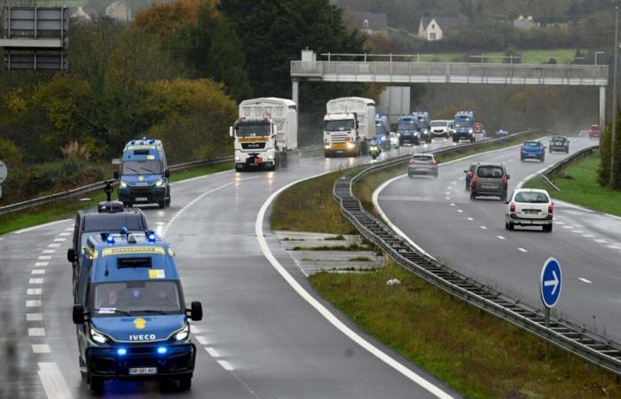 C’était le dernier convoi de déchets nucléaires allemands, un dispositif extraordinaire au départ d’Orano La Hague