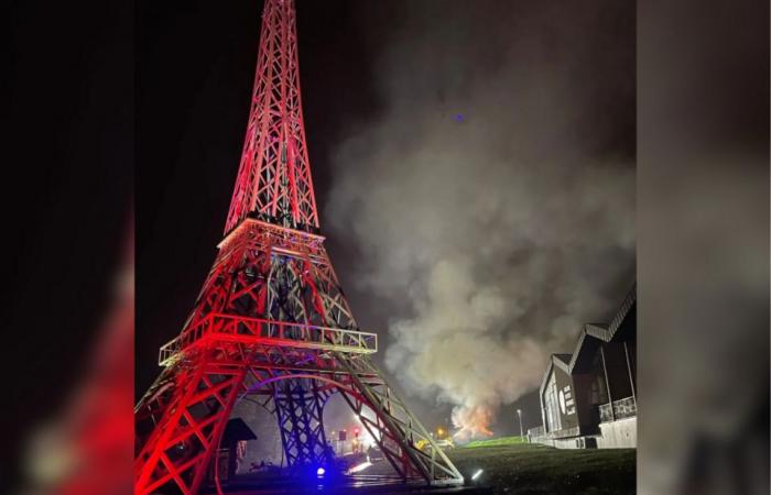 parce que la nuit dernière beaucoup de ronds points étaient en feu