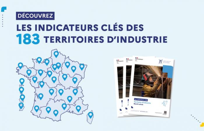 L’ANCT publie les portraits « Territoires d’industrie » en partenariat avec l’Insee.