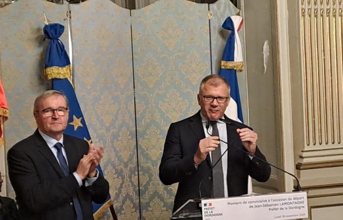 le dernier discours du préfet de Dordogne avant son départ