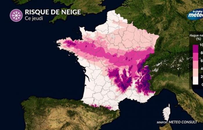 Neige en plaine jeudi : où va-t-elle tomber ?