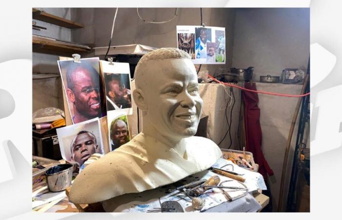 à quoi ressemblera la statue de Bernard Tapie ? Les premières images du rendu de Boli, Desailly, Di Meco et Sauzée