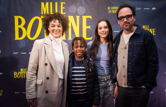 Soirée d’avant-première en famille pour Mlle Bottine