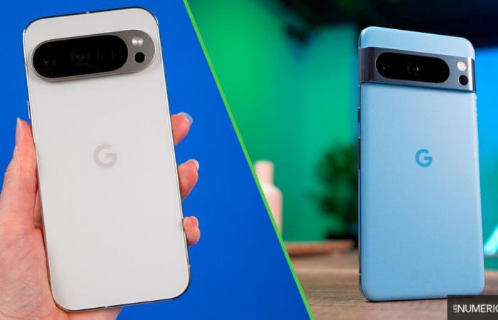 Google Pixel 9 Pro contre Pixel 8 Pro