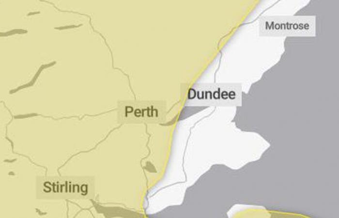 Avertissement de fortes chutes de neige et de pluie sur Tayside, Fife et Stirling