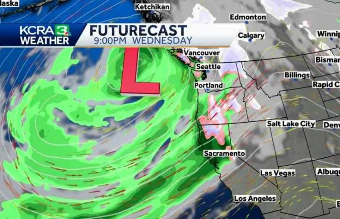 Un cyclone à la bombe aide à diriger une rivière atmosphérique vers la Californie