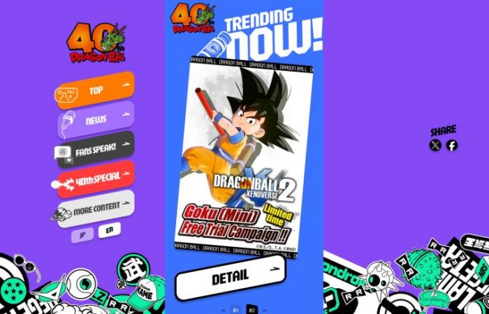 Le site officiel des 40 ans de Dragon Ball est ouvert – Dragon Ball Super