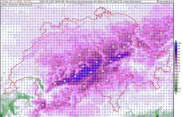 30 cm c’est possible même en plaine