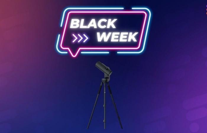 un télescope connecté compact qui vous donne droit à une réduction de 800 € pour la Black Friday Week