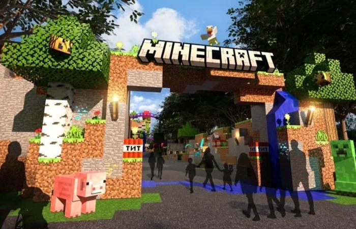 deux parcs à thème basés sur le jeu verront le jour : Minecraft