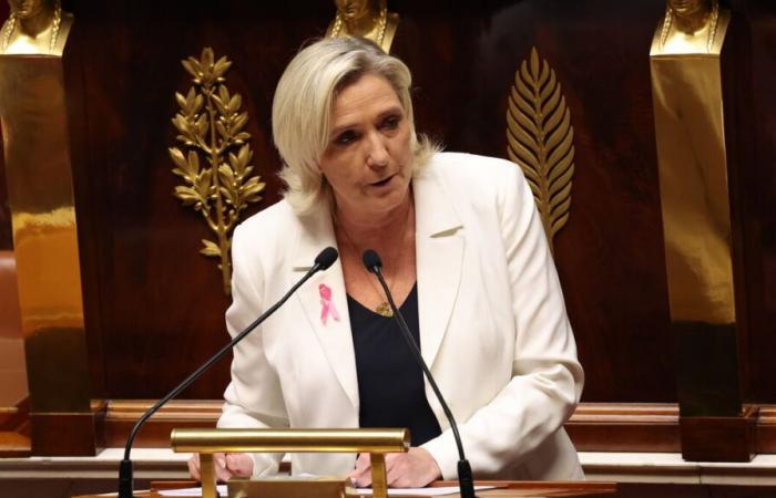 le RN votera la censure si “le pouvoir d’achat des Français est réduit”, assure Marine Le Pen