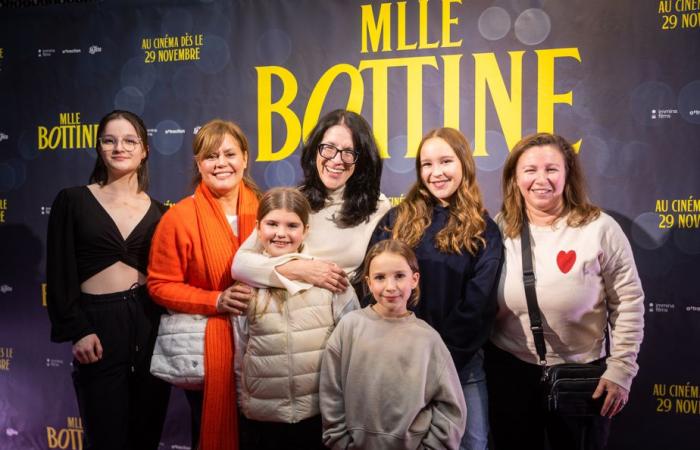 Soirée d’avant-première en famille pour Mlle Bottine