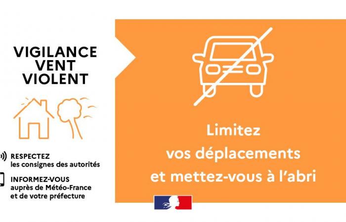 Passage en vigilance ORANGE pour vents violents en Gironde – Novembre 2024 – Communiqués 2024 – Communiqués – Actualités