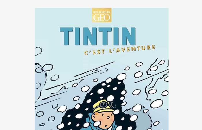 Tintin face aux éléments déchaînés