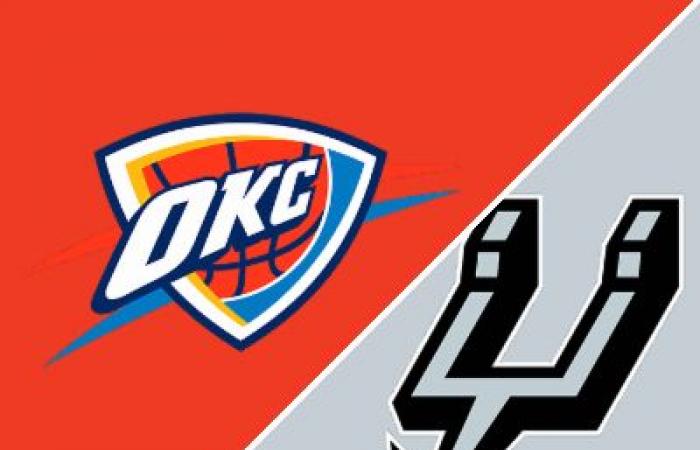 Spurs 110-104 Thunder (19 novembre 2024) Récapitulatif du match