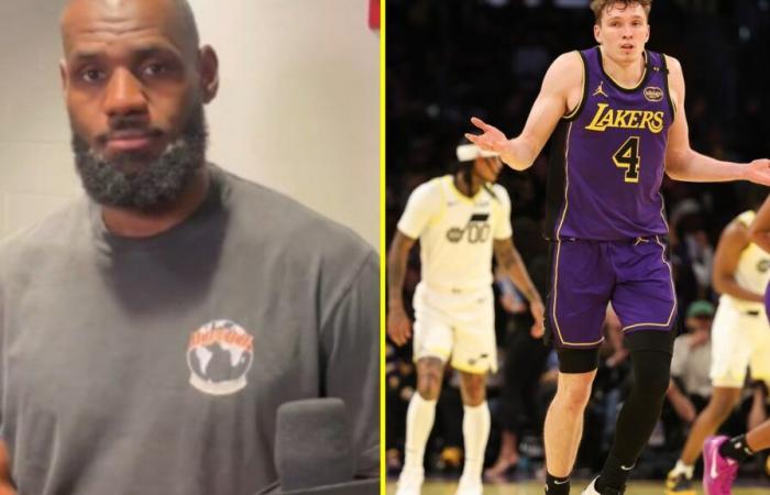 “Tout le monde m’a traité de menteur” – LeBron James révèle ses véritables sentiments à propos de Dalton Knecht après que la recrue des Lakers soit entrée dans l’histoire