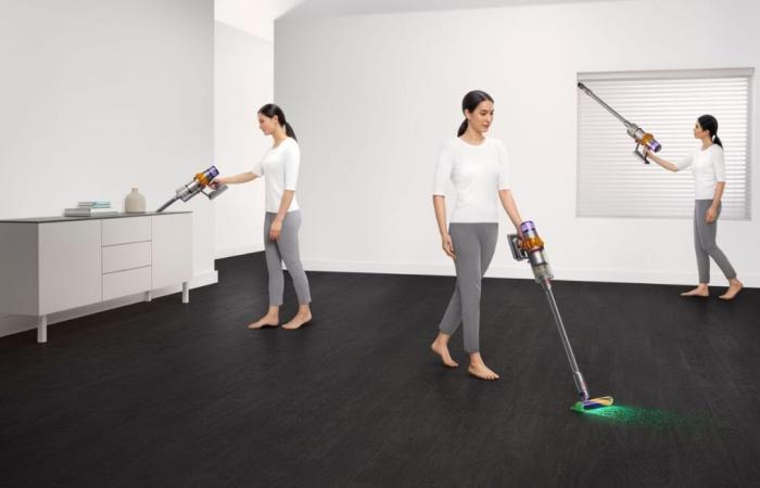 Dyson frappe fort avec son aspirateur V15 Detect à prix cassé