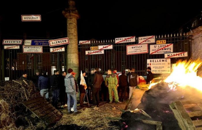 les agriculteurs de l’Orne reçus par le préfet après leur manifestation