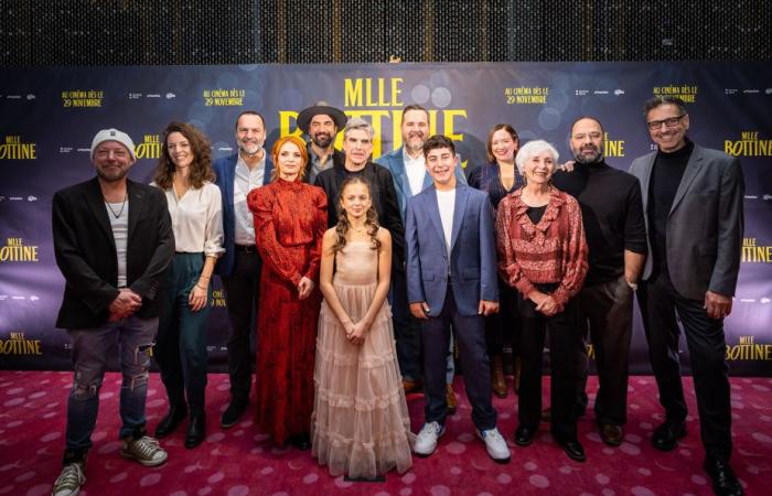 Soirée d’avant-première en famille pour Mlle Bottine