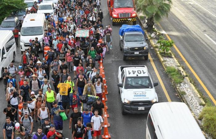 des centaines de migrants forment une caravane avant l’investiture de Donald Trump