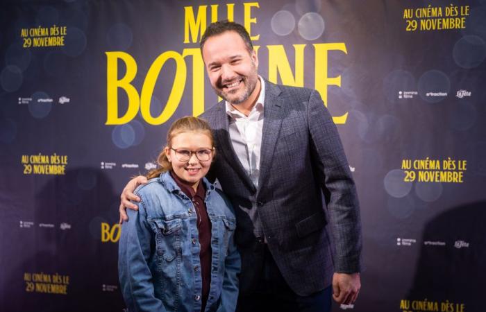 Soirée d’avant-première en famille pour Mlle Bottine