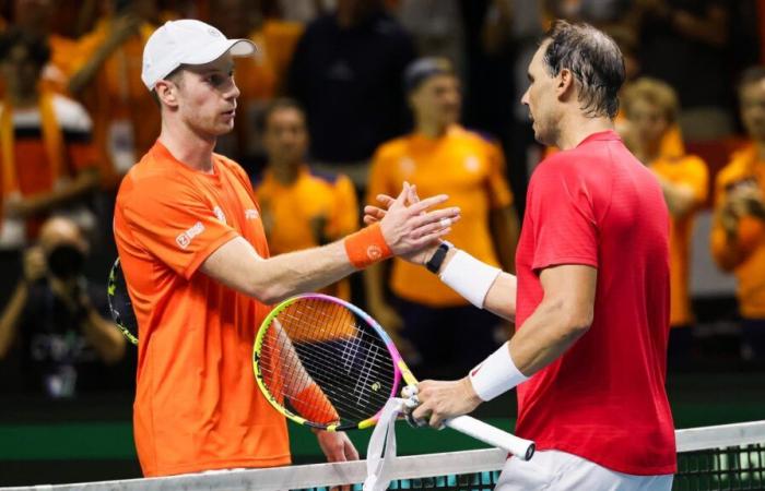 “C’était un match émouvant”, les aveux de Botic Van de Zandschulp, le dernier homme à avoir battu Rafael Nadal