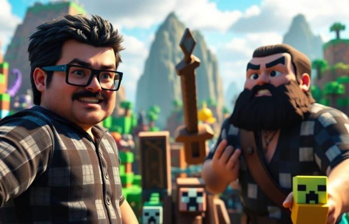 Jack Black et Jason Momoa dans un monde de cubes