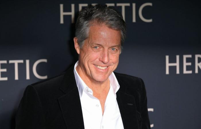 Hugh Grant, plus charmant que jamais à l’avant-première de “Heretic” au Grand Rex