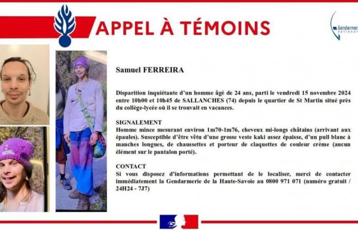 un appel à témoins lancé après la disparition inquiétante d’un jeune homme de 24 ans