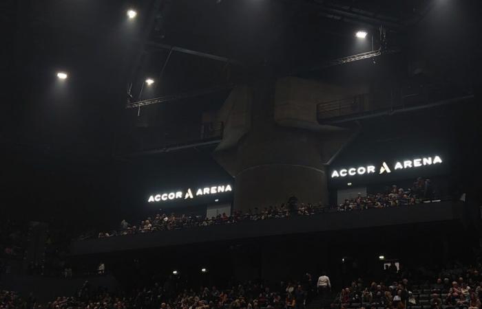 Pierre Garnier en concert à l’Accor Arena de Paris en décembre 2025