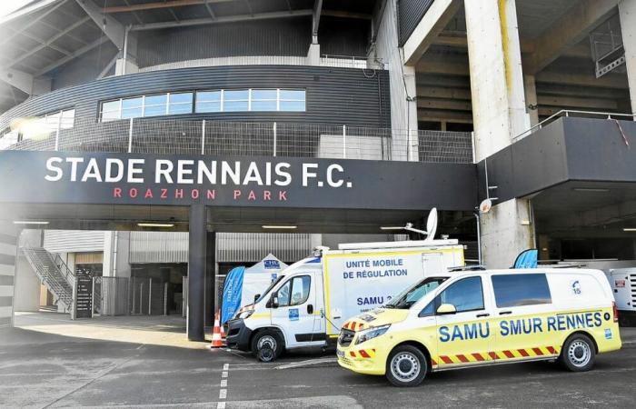 Parce que le CHU de Rennes installe une salle de réanimation au Roazhon Park