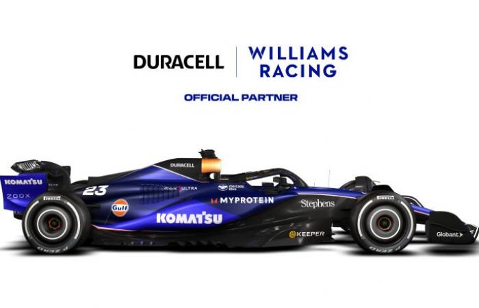 Williams F1 continue l’aventure avec Duracell