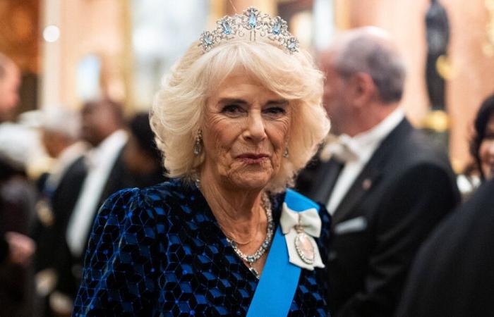 La reine Camilla, resplendissante au gala du corps diplomatique avec Charles III et le prince William